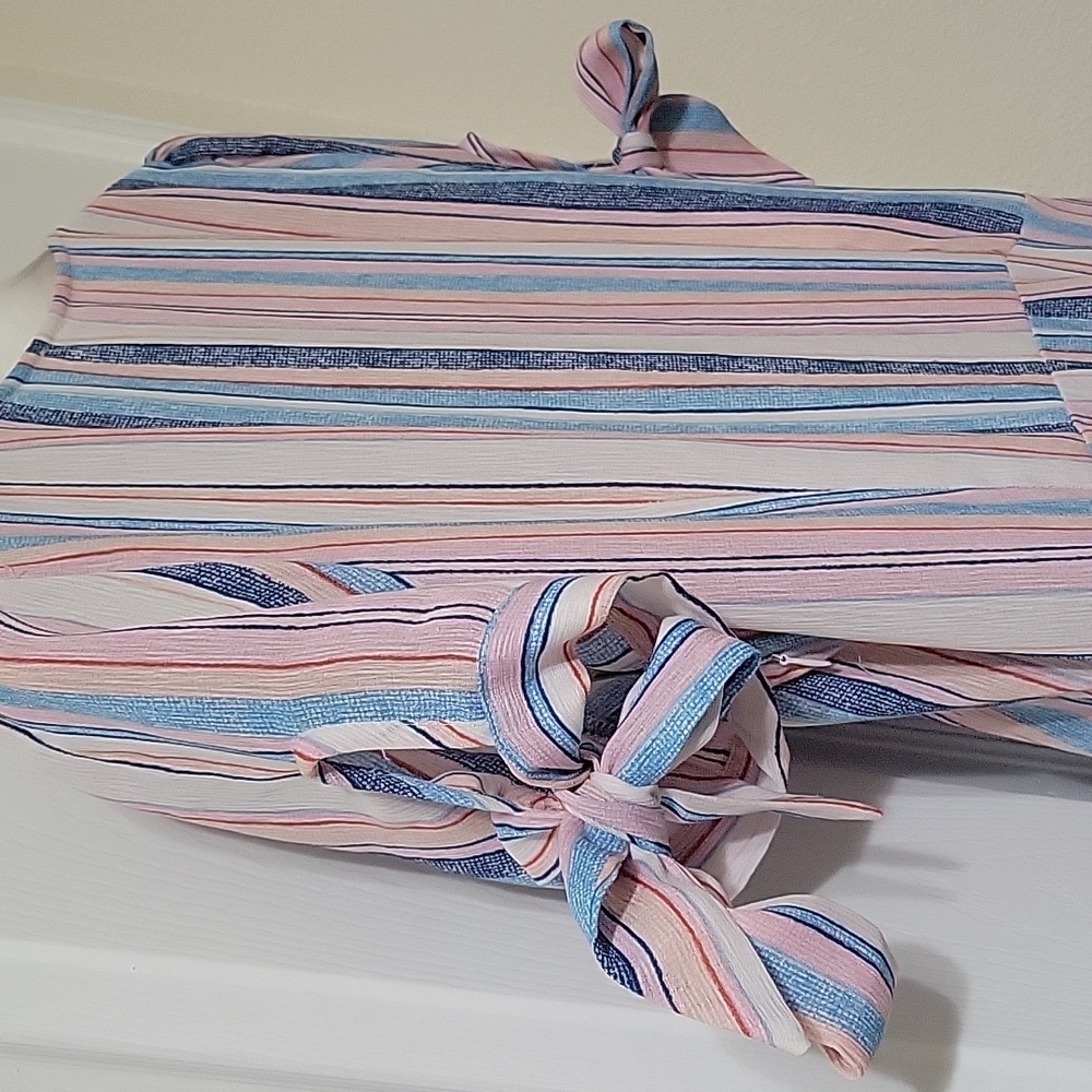 En Creme striped sun dress - Picture 5 of 7